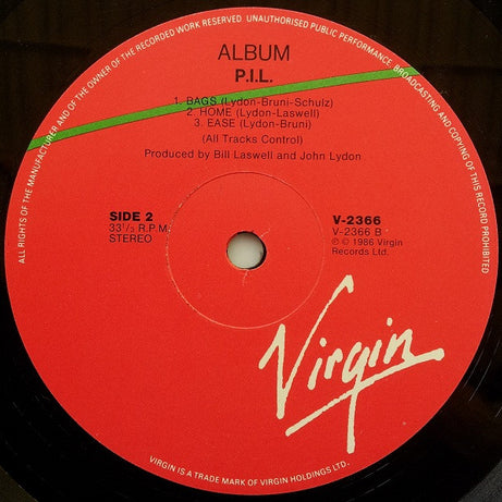 Public Image Limited : Album (LP, Album)