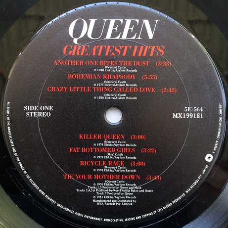 Queen : Greatest Hits (LP, Comp)