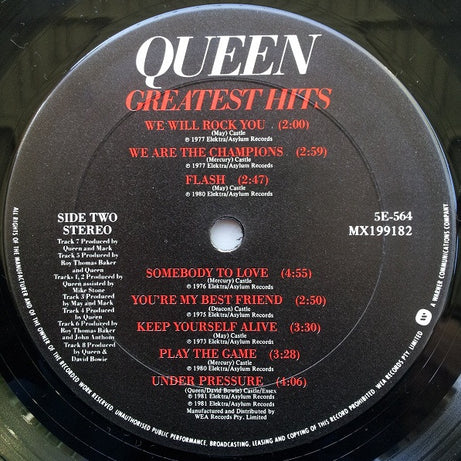 Queen : Greatest Hits (LP, Comp)