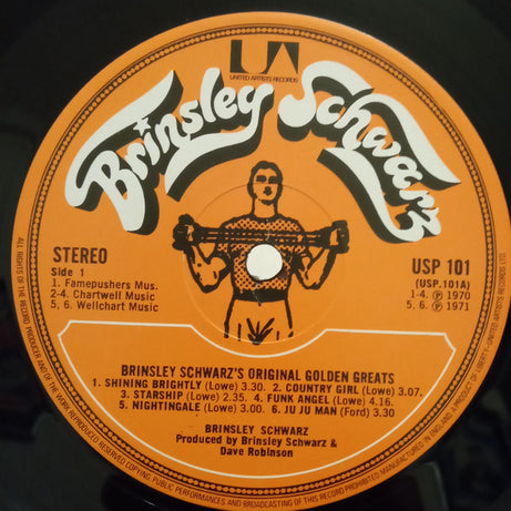 Brinsley Schwarz : Brinsley Schwarz's Original Golden Greats (LP, Comp)