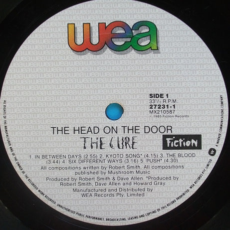 The Cure : The Head On The Door (LP, Album)