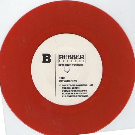 Boys From Nowhere : No Reason To Live (7", Red)
