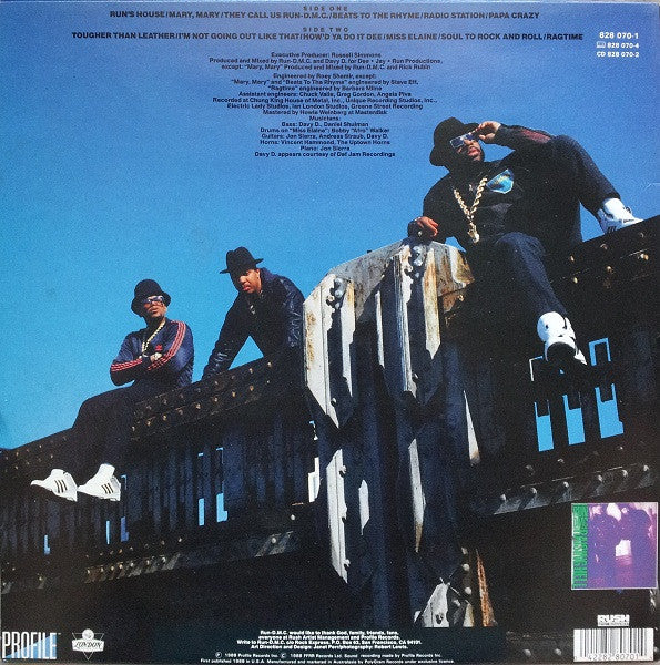 Run-DMC : Tougher Than Leather (LP, Album)