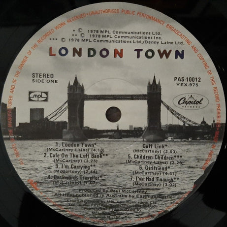Wings (2) : London Town (LP, Album)