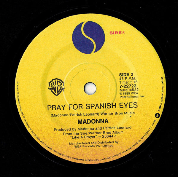 Madonna : Oh Father (7", Single)