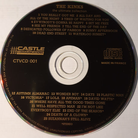 The Kinks : The Ultimate Collection (CD, Comp)