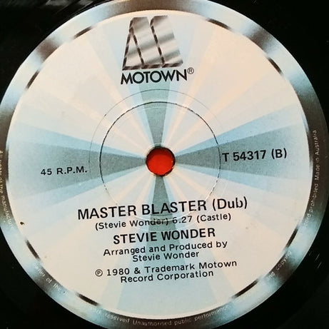 Stevie Wonder : Master Blaster (Jammin') (7", Single)
