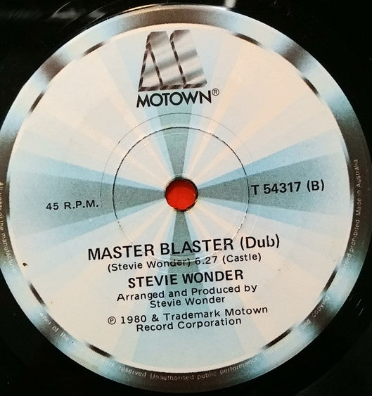 Stevie Wonder : Master Blaster (Jammin') (7", Single)