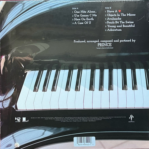 Prince : One Nite Alone... (Solo Piano And Voice By Prince) (LP, Album, Ltd, RE, RP, Pur)