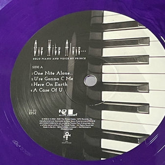 Prince : One Nite Alone... (Solo Piano And Voice By Prince) (LP, Album, Ltd, RE, RP, Pur)