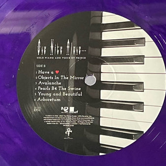 Prince : One Nite Alone... (Solo Piano And Voice By Prince) (LP, Album, Ltd, RE, RP, Pur)