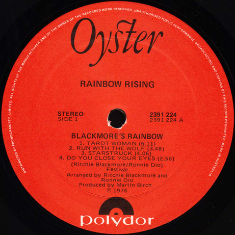Rainbow : Rising (LP, Album, Gat)