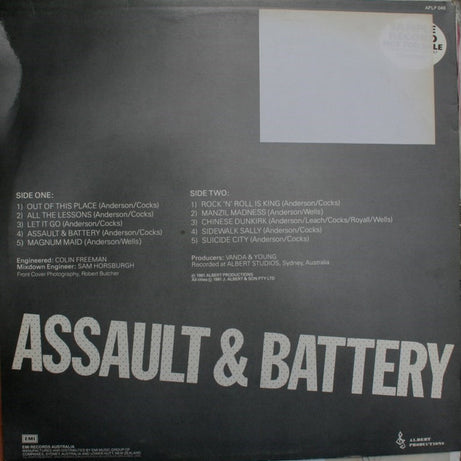 Rose Tattoo : Assault & Battery (LP, Album)