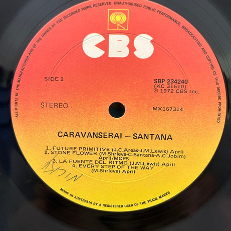Santana : Caravanserai (LP, Album, RE)