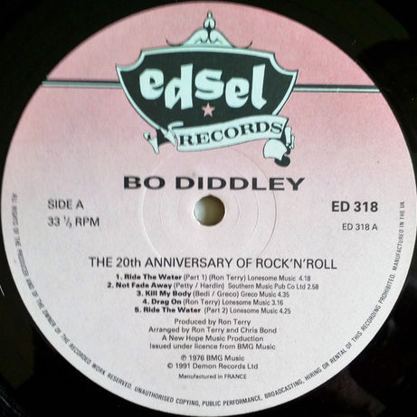Bo Diddley : The 20th Anniversary Of Rock "N" Roll (LP, Album, RE)