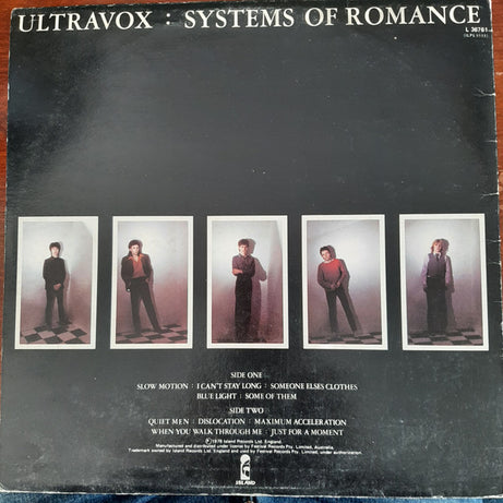 Ultravox : Systems Of Romance (LP, Album)
