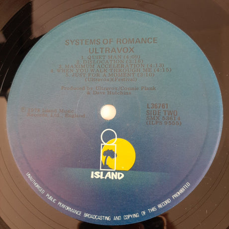 Ultravox : Systems Of Romance (LP, Album)