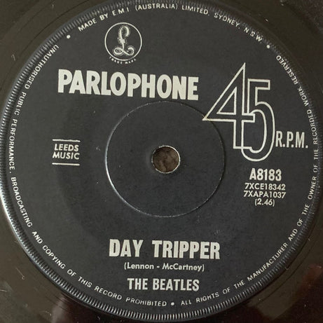 The Beatles : We Can Work It Out / Day Tripper (7", Single, Mono, Ita)