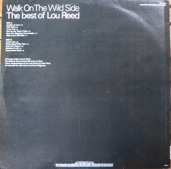 Lou Reed : Walk On The Wild Side - The Best Of Lou Reed (LP, Comp)