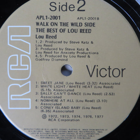 Lou Reed : Walk On The Wild Side - The Best Of Lou Reed (LP, Comp)