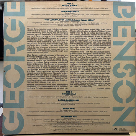 George Benson : Blue Benson (LP, Comp)