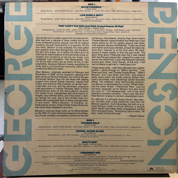 George Benson : Blue Benson (LP, Comp)