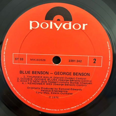 George Benson : Blue Benson (LP, Comp)
