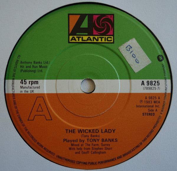 Tony Banks : The Wicked Lady (7", Single)