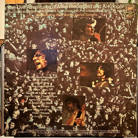 Mike Bloomfield & Al Kooper : The Live Adventures Of Mike Bloomfield And Al Kooper (2xLP, Album)