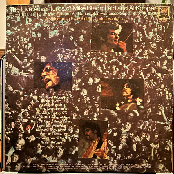 Mike Bloomfield & Al Kooper : The Live Adventures Of Mike Bloomfield And Al Kooper (2xLP, Album)