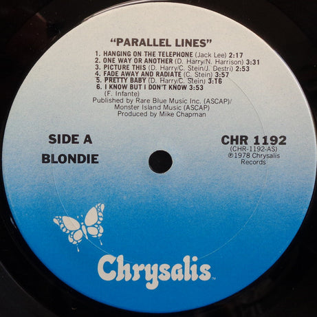 Blondie : Parallel Lines (LP, Album, RE, Ter)