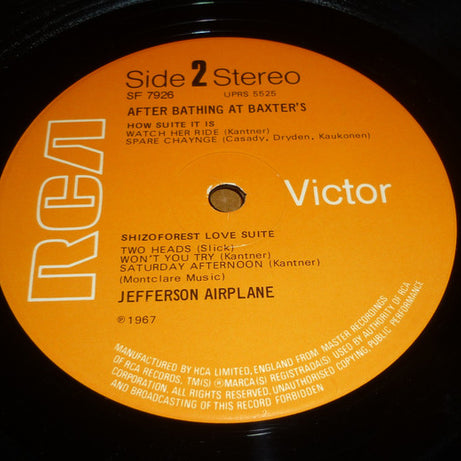Jefferson Airplane : After Bathing At Baxter's (LP, Album)
