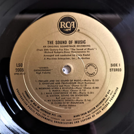 Rodgers & Hammerstein : The Sound Of Music (LP, Album, Gol)