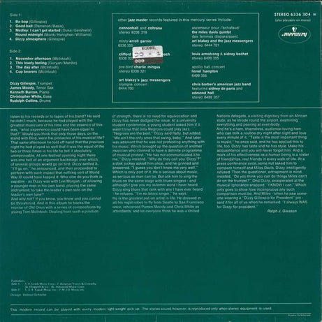Dizzy Gillespie : Something Old, Something New (LP, Album, RE)