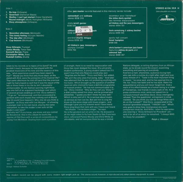 Dizzy Gillespie : Something Old, Something New (LP, Album, RE)