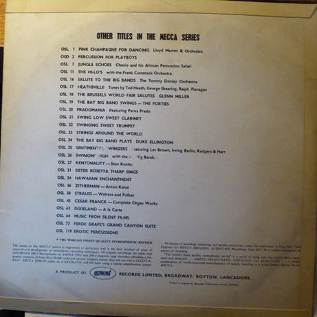 Unknown Artist : Erotic Percussion (LP)