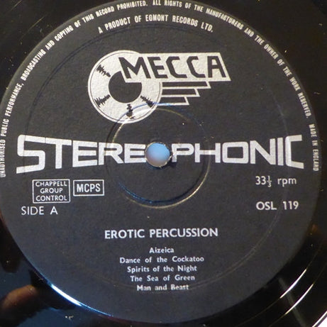 Unknown Artist : Erotic Percussion (LP)