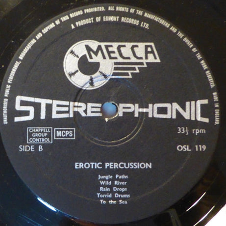 Unknown Artist : Erotic Percussion (LP)