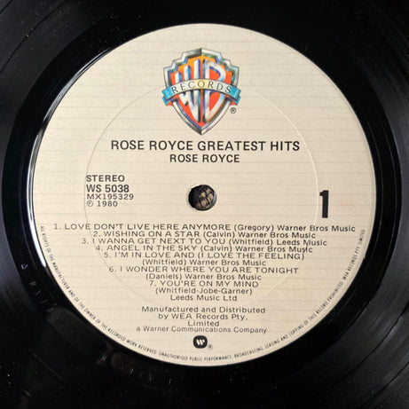 Rose Royce : Greatest Hits (LP, Comp)