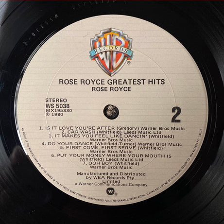Rose Royce : Greatest Hits (LP, Comp)