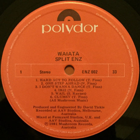 Split Enz : Waiata (LP, Album)