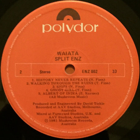 Split Enz : Waiata (LP, Album)