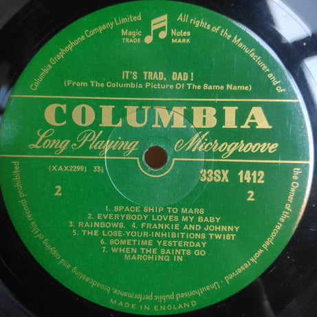 Various : "It's Trad Dad !" (From The Columbia Picture) (LP, Mono)