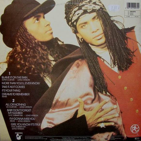 Milli Vanilli : All Or Nothing - The U.S. Remix Album (LP, Album, Gat)