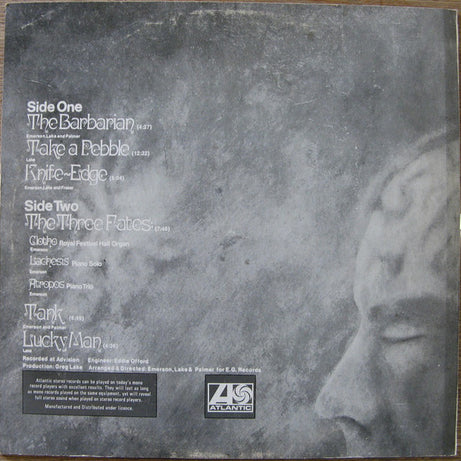 Emerson, Lake & Palmer : Emerson, Lake & Palmer (LP, Album)