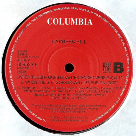 Cypress Hill : Insane In The Brain (12")