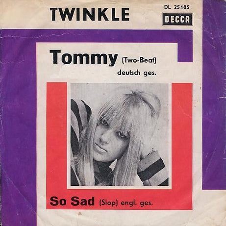 Twinkle (3) : Tommy / So Sad (7", Single)