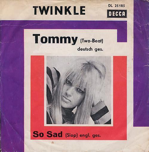 Twinkle (3) : Tommy / So Sad (7", Single)