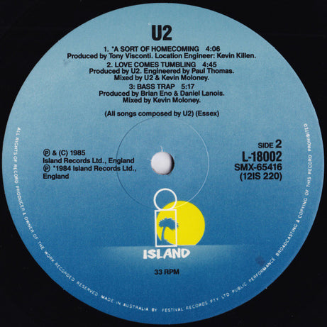 U2 : The Unforgetable Fire (12", MP, M/Print, Fir)