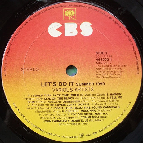 Various : Let's Do It (Summer 1990) (LP, Comp)